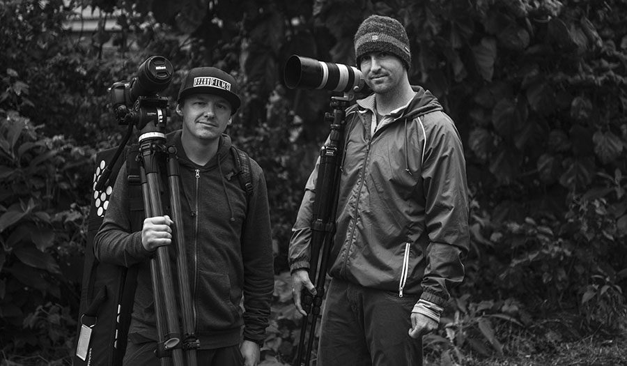 (From Left) Cinematographers Bryon Evans and Brian Williams for Inspire Hope film.
